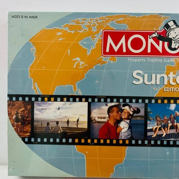 Vintage‎ Monopoly Sunterra Edition Board Game Hasbro USAopoly New Sealed - Picture 2 of 7